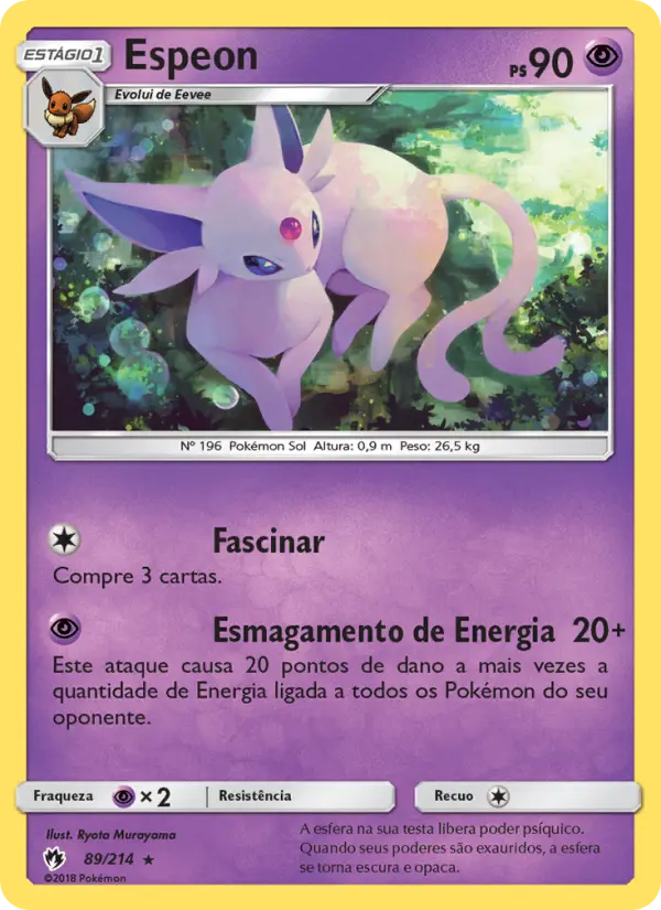 Carta Espeon — Lost Thunder 89/214