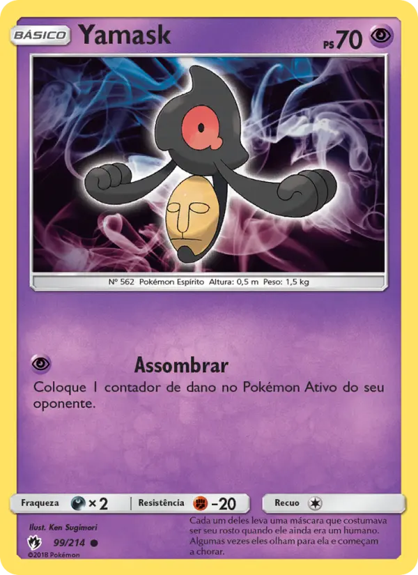 Carta Yamask — Lost Thunder 99/214
