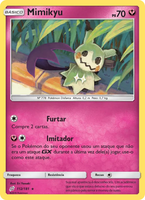 Carta Mimikyu — Team Up 112/181