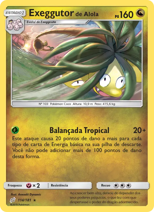 Exeggutor de Alola 114/181