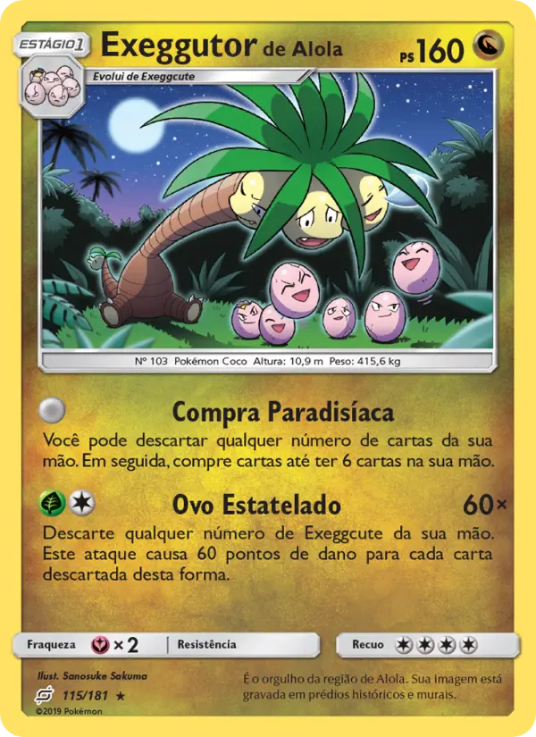 Exeggutor de Alola 115/181