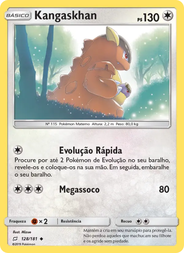 Carta Kangaskhan — Team Up 128/181