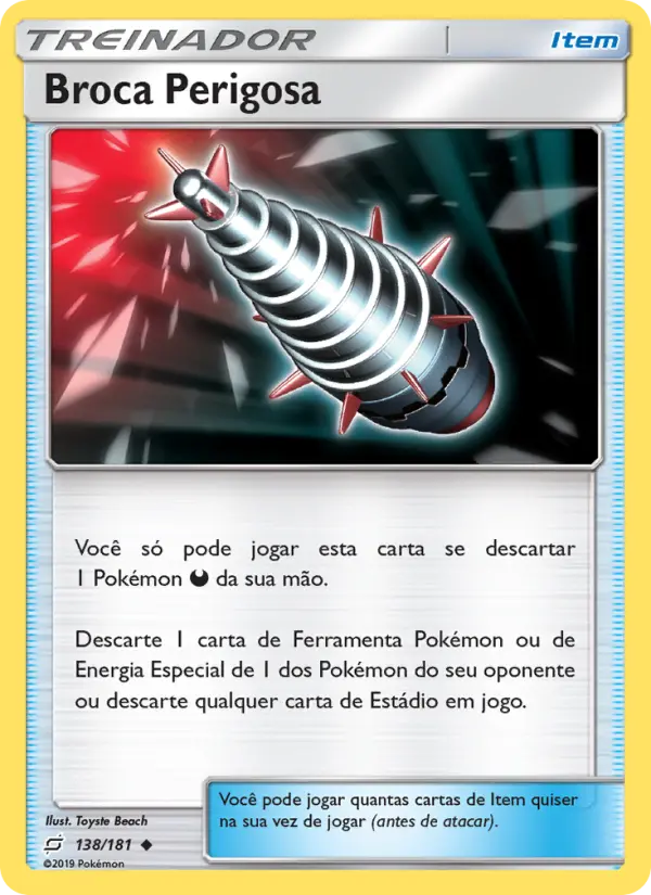 Carta Broca Perigosa — Team Up 138/181