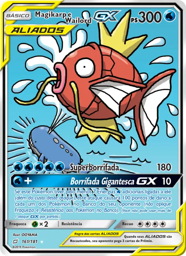 Magikarp e Wailord GX 161/181