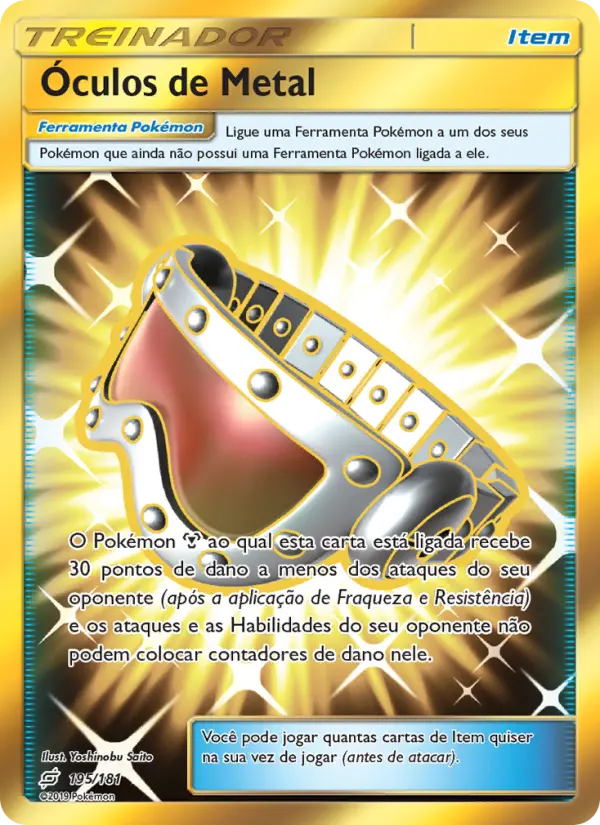 Carta Óculos de Metal — Team Up 195/181