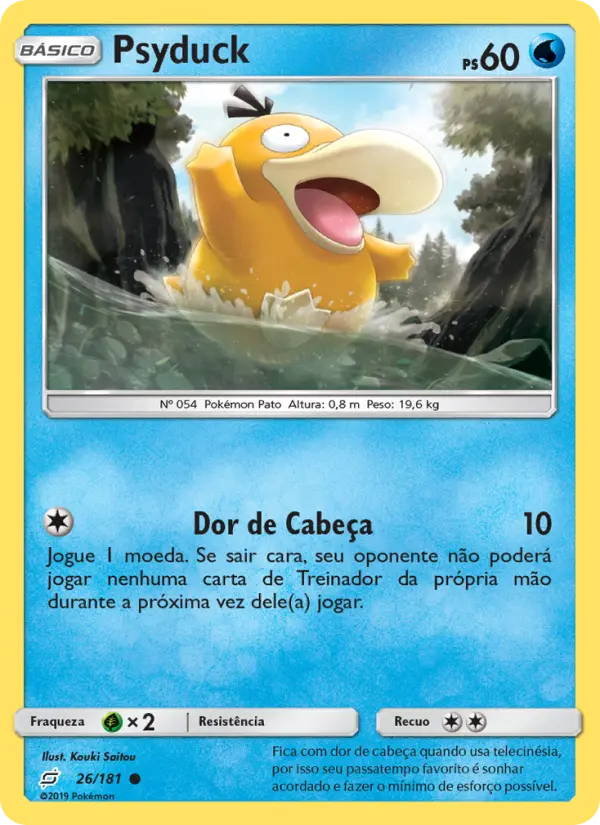 Carta Psyduck — Team Up 26/181