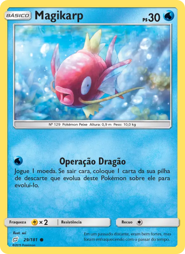 Carta Magikarp — Team Up 29/181