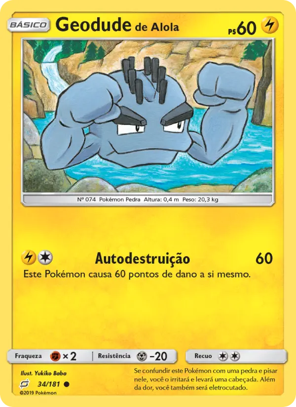 Geodude de Alola 34/181