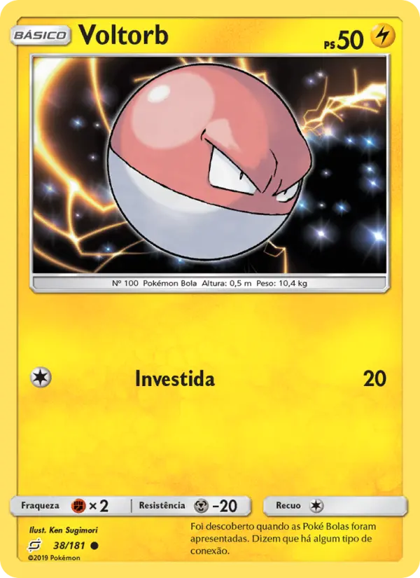 Carta Voltorb — Team Up 38/181