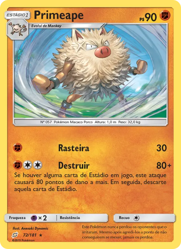Primeape 72/181