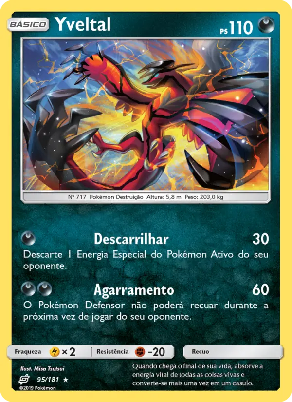 Carta Yveltal — Team Up 95/181