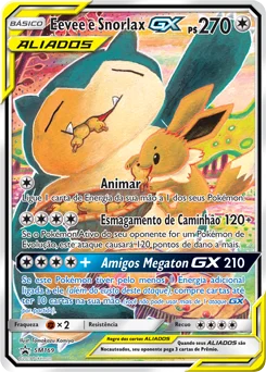 Eevee e Snorlax GX SM169/248