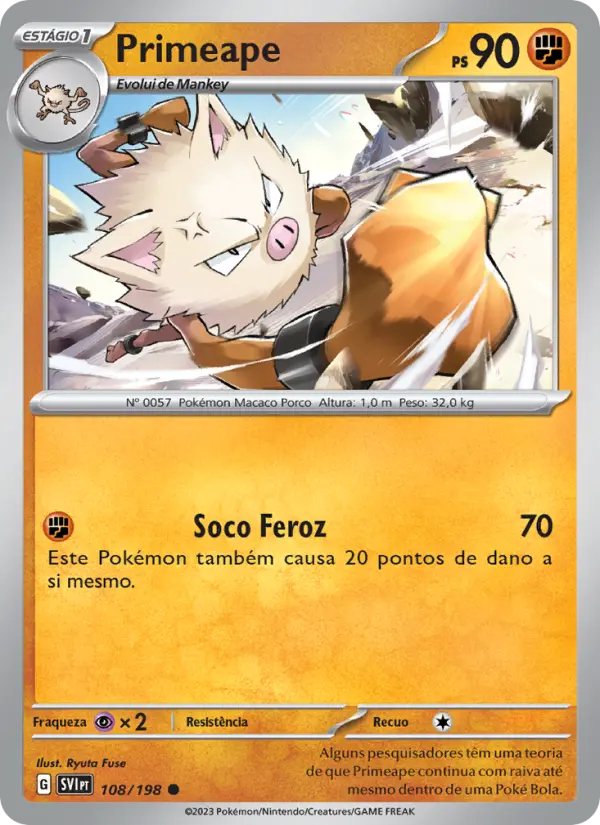 Primeape 108/198