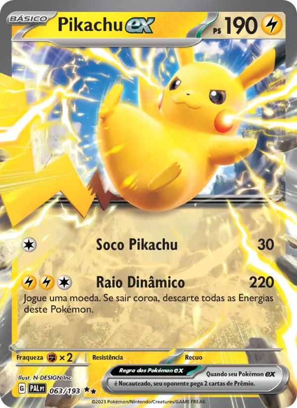 Pikachu ex 063/193