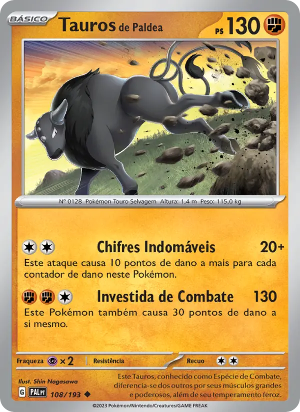 Tauros de Paldea 108/193