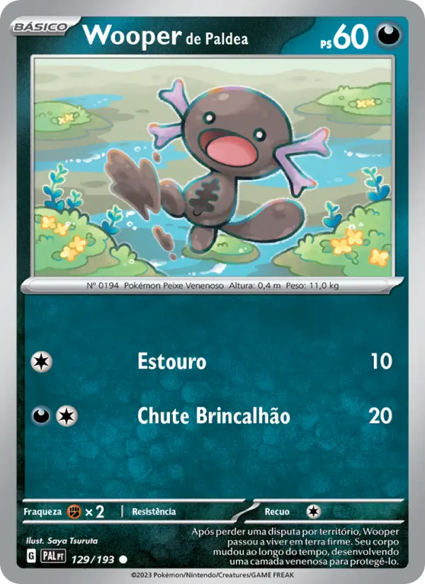 Wooper de Paldea 129/193