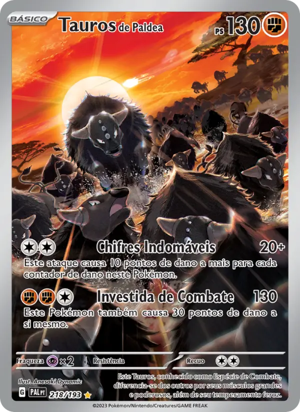 Tauros de Paldea 218/193