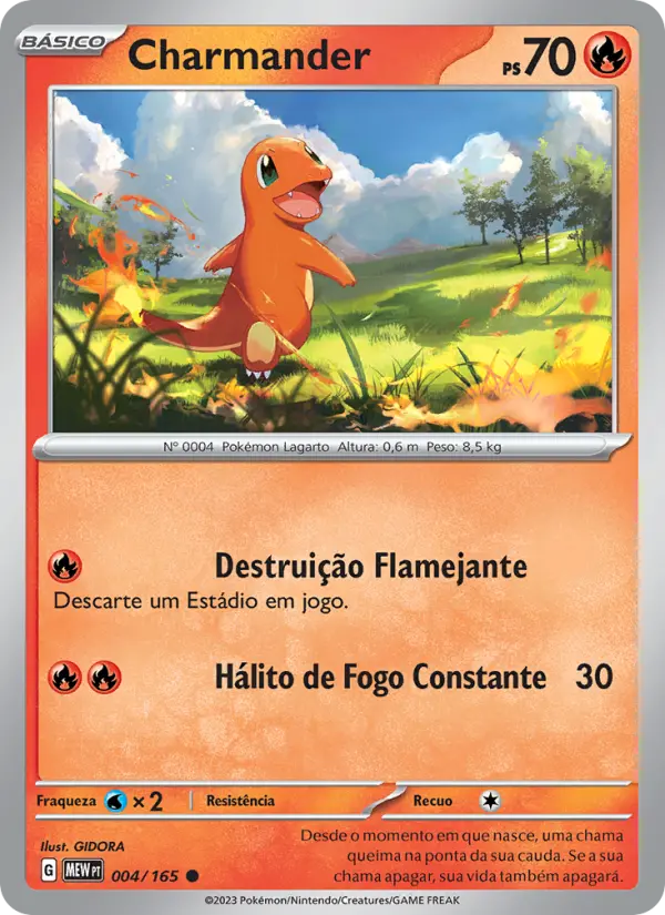 Charmander 004/165