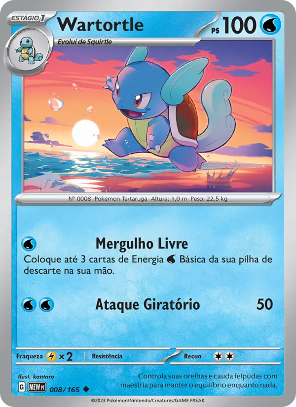 Wartortle 008/165