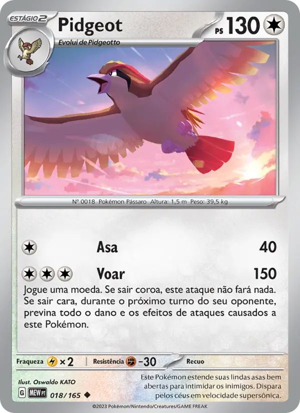 Pidgeot 018/165