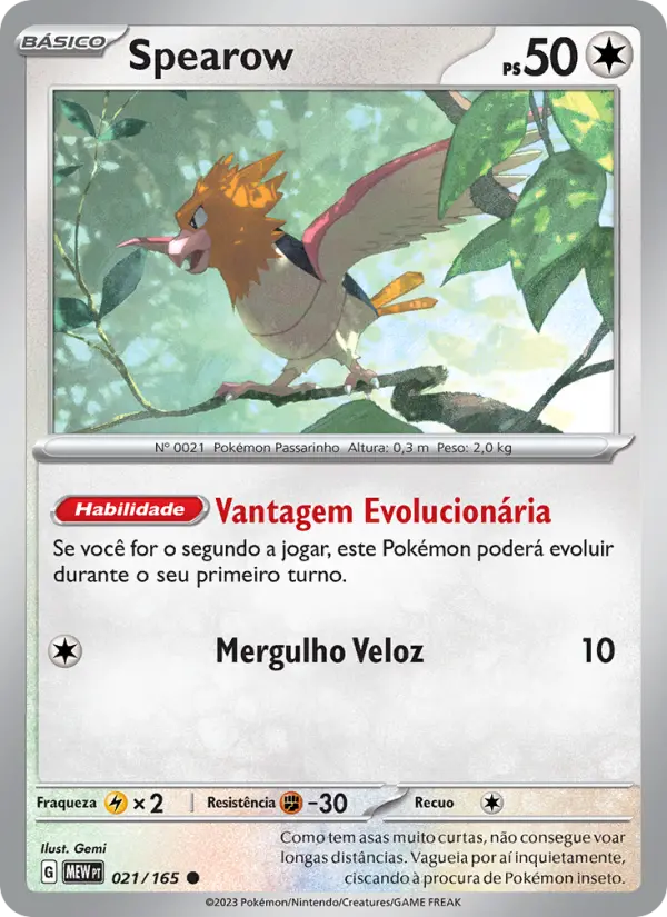 Spearow 021/165