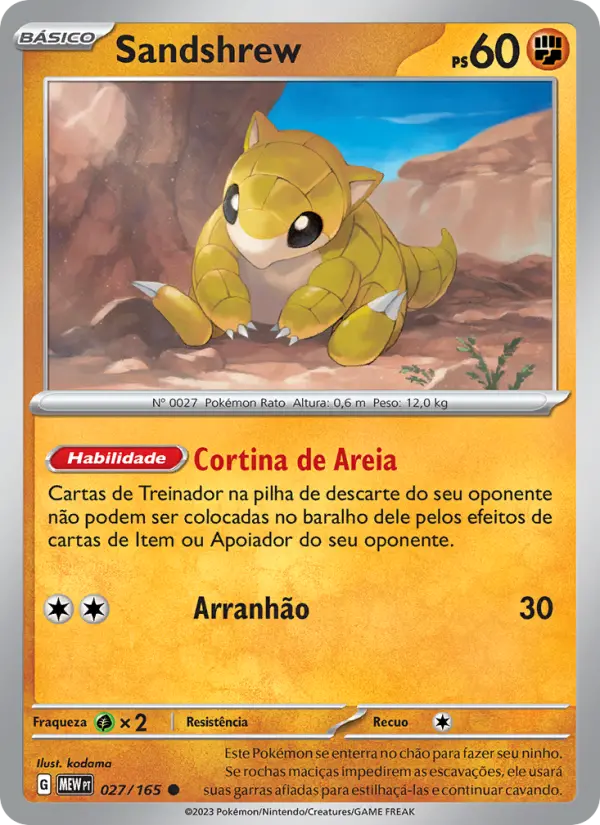 Sandshrew 027/165