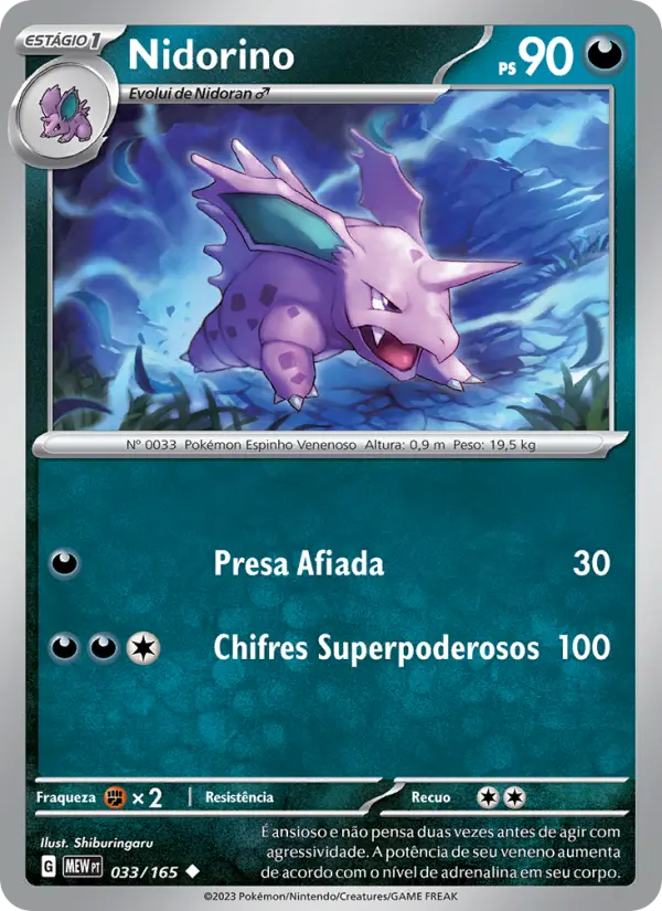 Nidorino 033/165