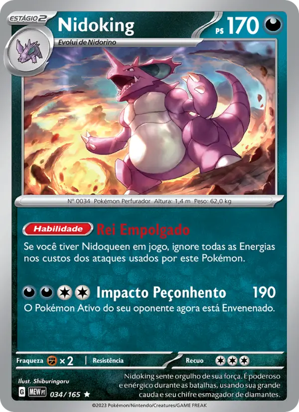 Nidoking 034/165