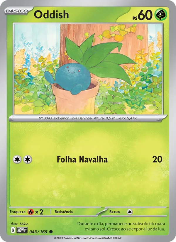 Oddish 043/165