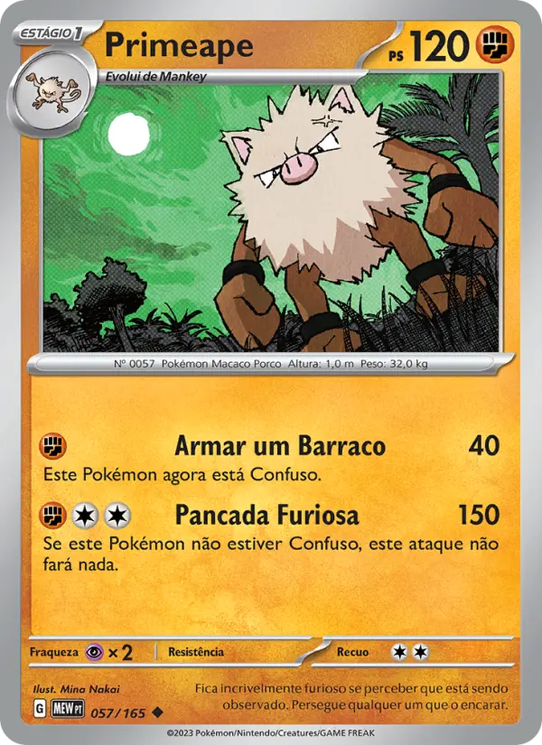 Primeape 057/165