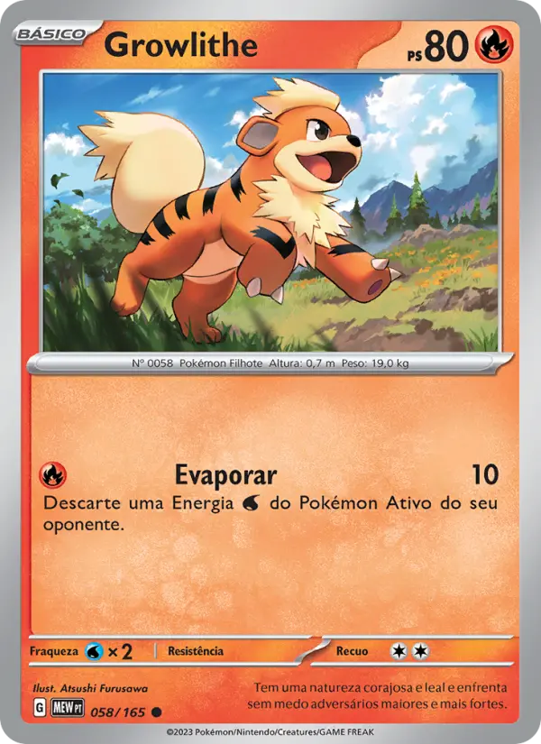 Growlithe 058/165