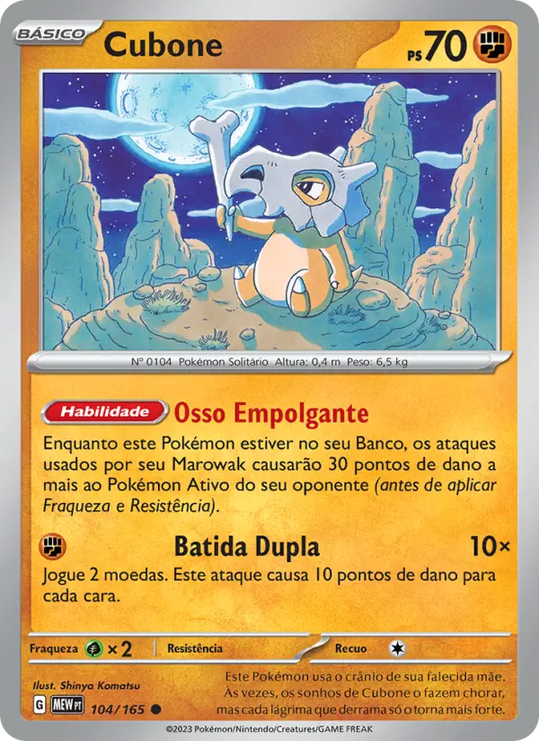 Cubone 104/165