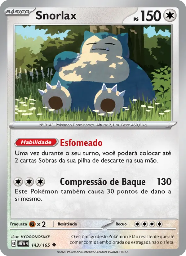 Snorlax 143/165