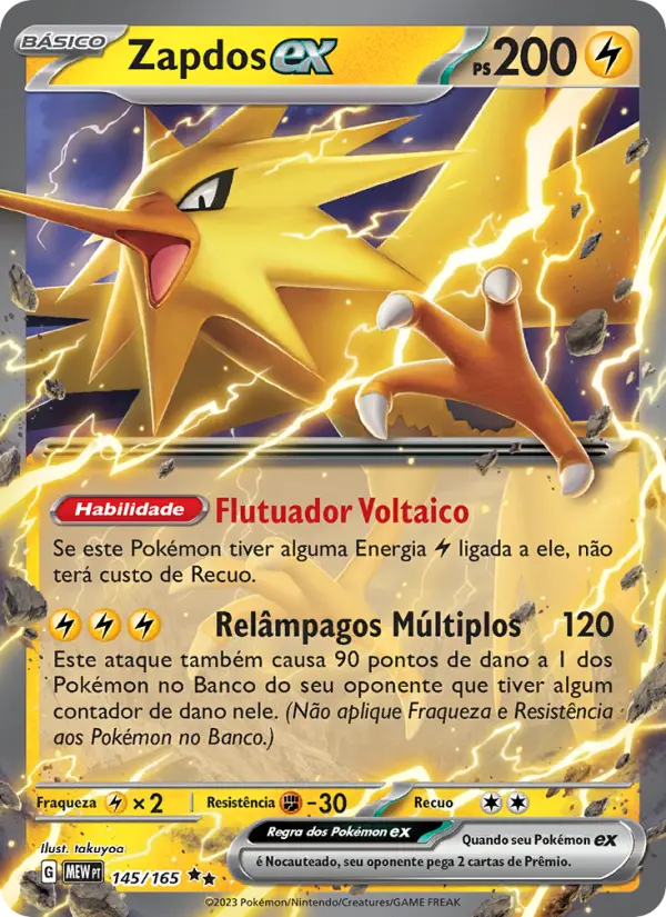 Zapdos ex 145/165
