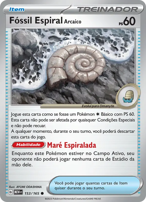 Fóssil Espiral Arcaico 153/165