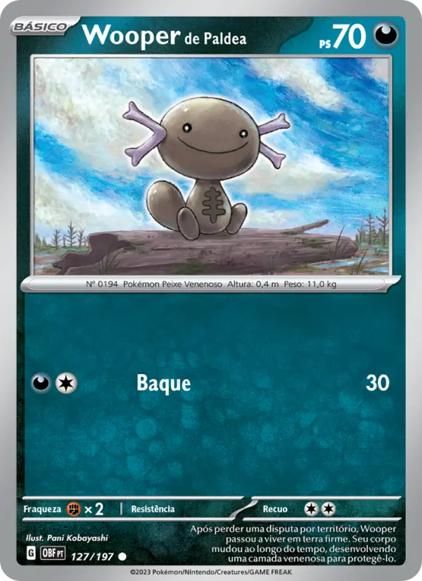 Wooper de Paldea 127/197
