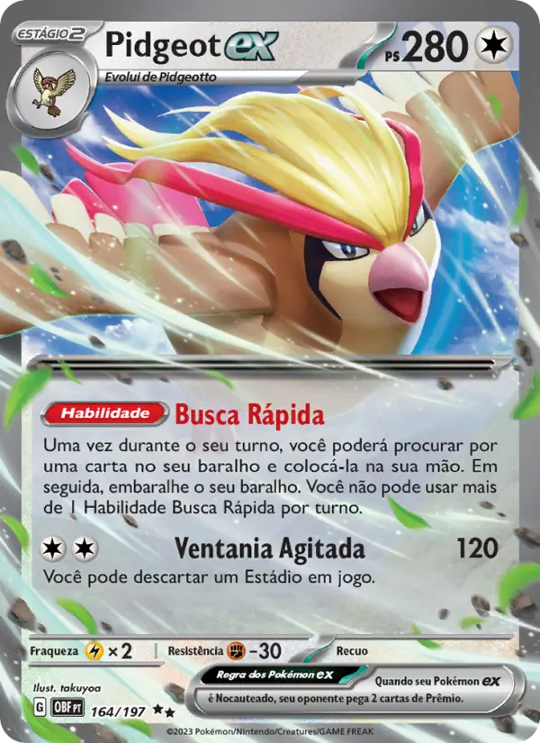 Pidgeot ex 164/197