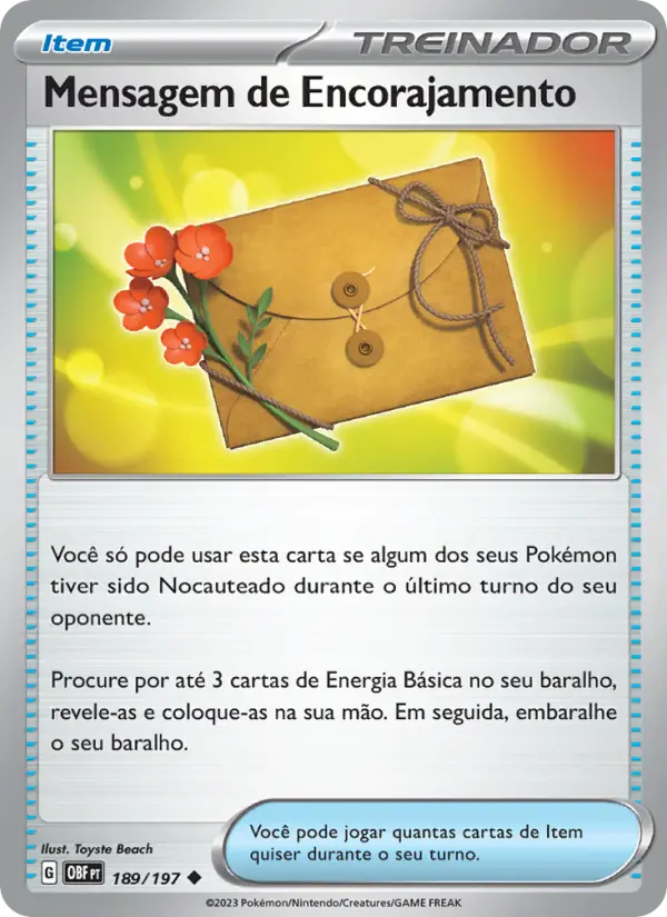 Mensagem de Encorajamento 189/197