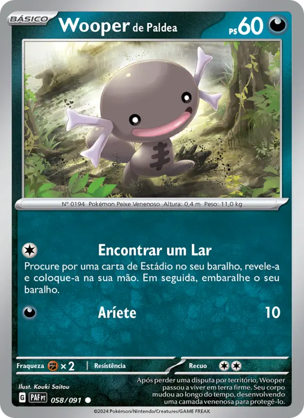 Wooper de Paldea 058/91