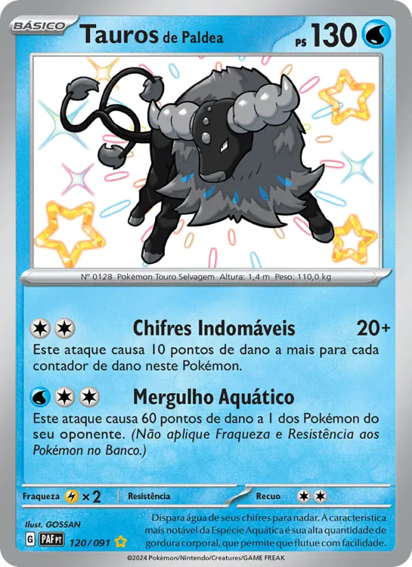 Tauros de Paldea 120/91
