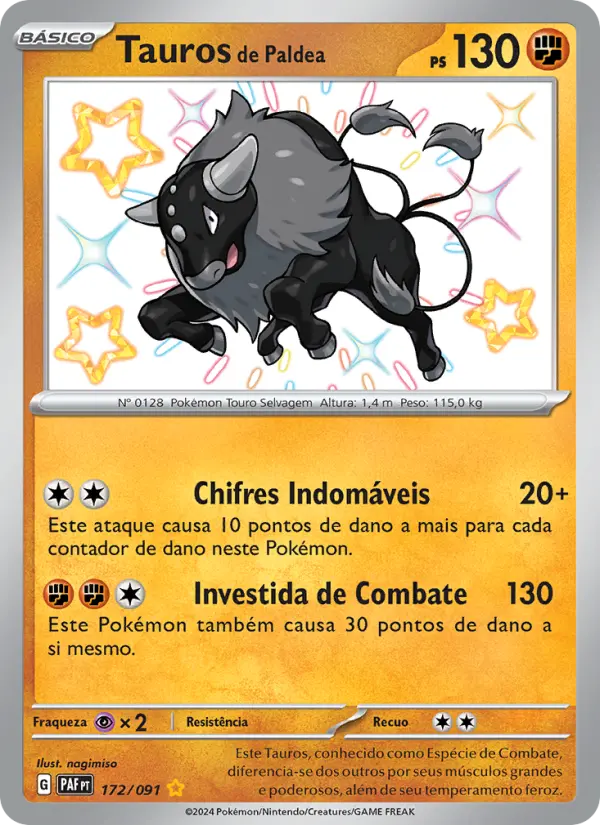 Tauros de Paldea 172/91