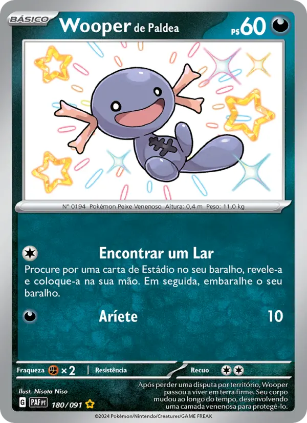 Wooper de Paldea 180/91