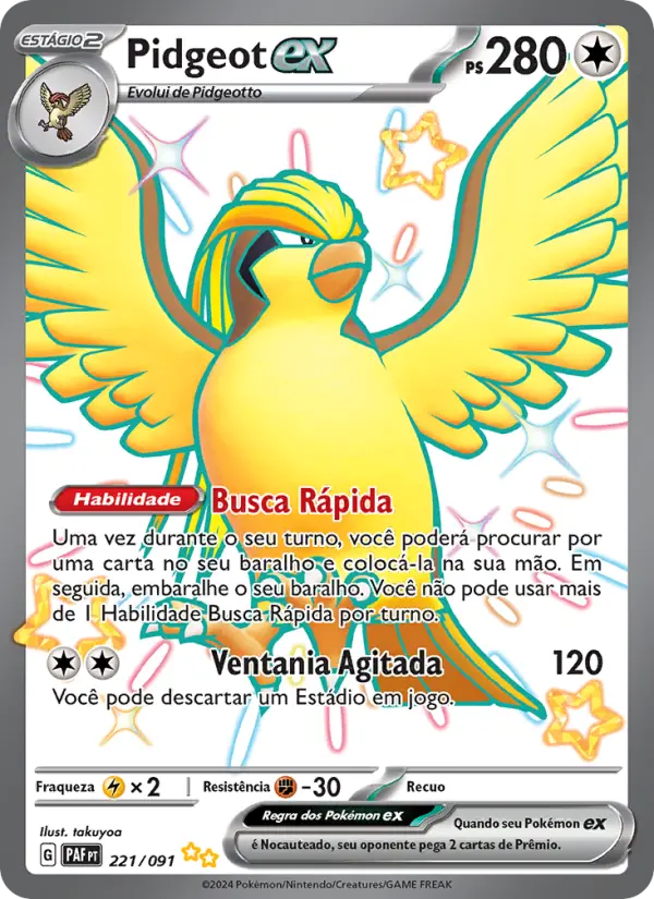 Pidgeot ex 221/91