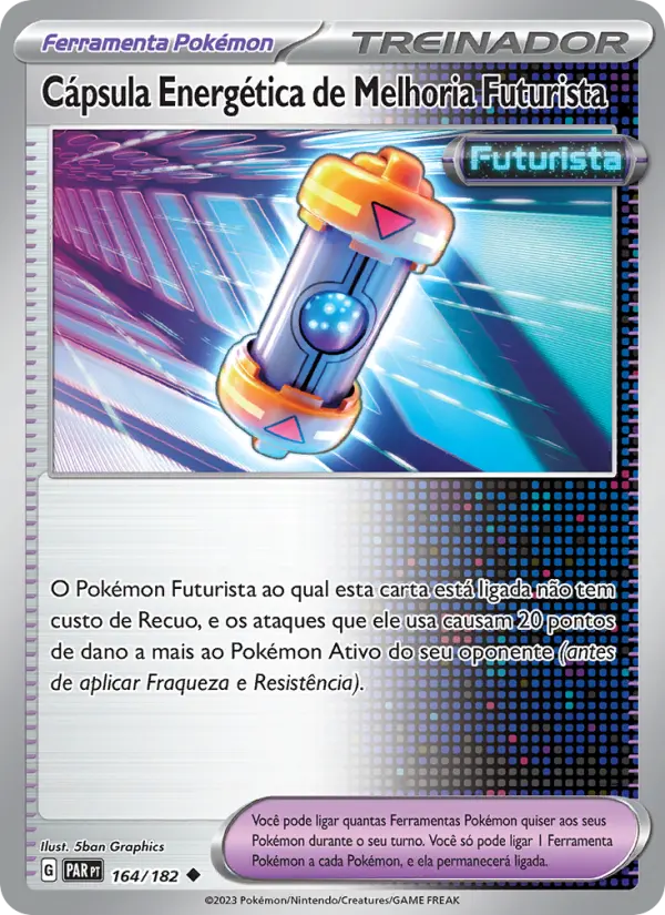 Cápsula Energética de Melhoria Futurista 164/182