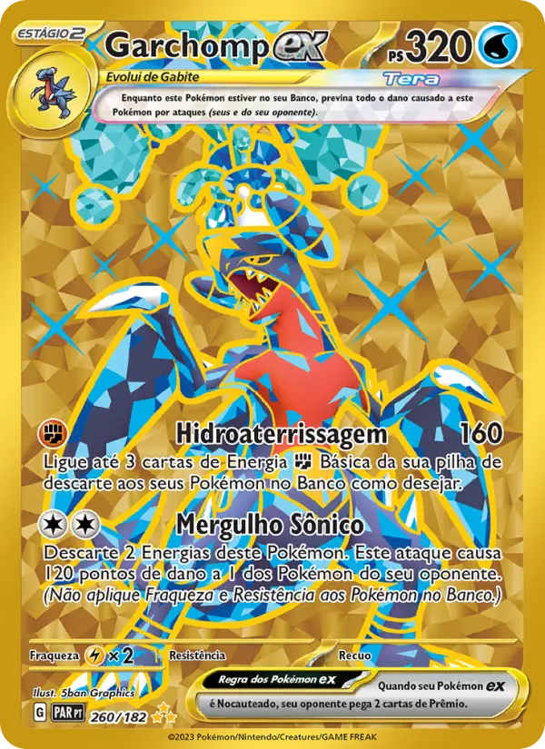 Garchomp ex 260/182