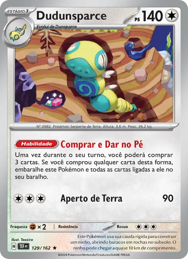 Dudunsparce 129/162