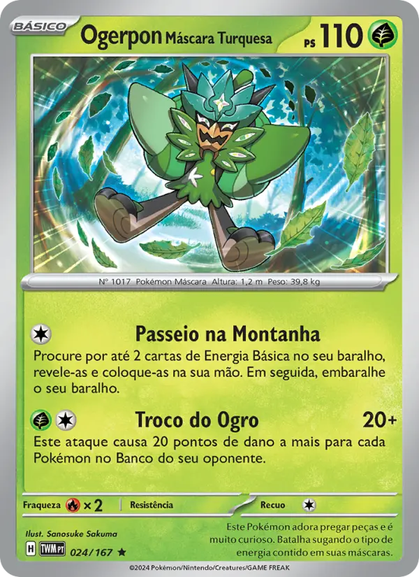 Ogerpon Máscara Turquesa 024/167
