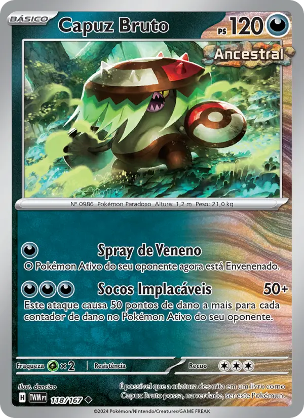 Capuz Bruto 118/167