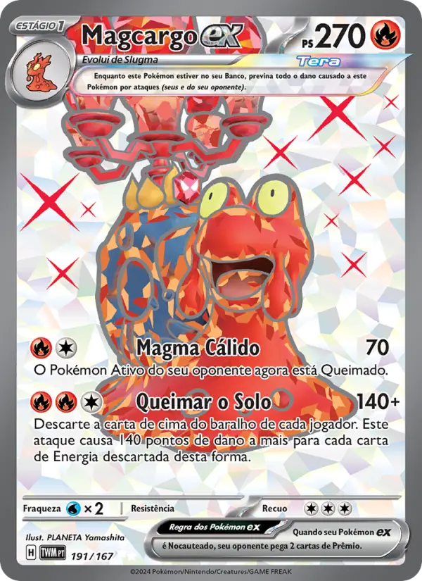 Magcargo ex 191/167