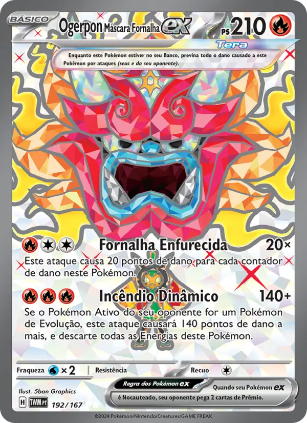 Ogerpon Máscara Fornalha ex 192/167